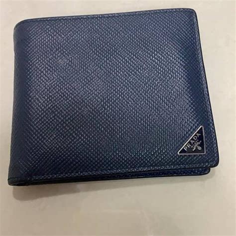 prada mens wallet blue|Prada card holder Malaysia price.